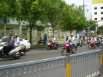 motorcycles in Saigon